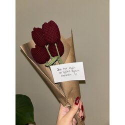 Solmayan Bordo Çiçek