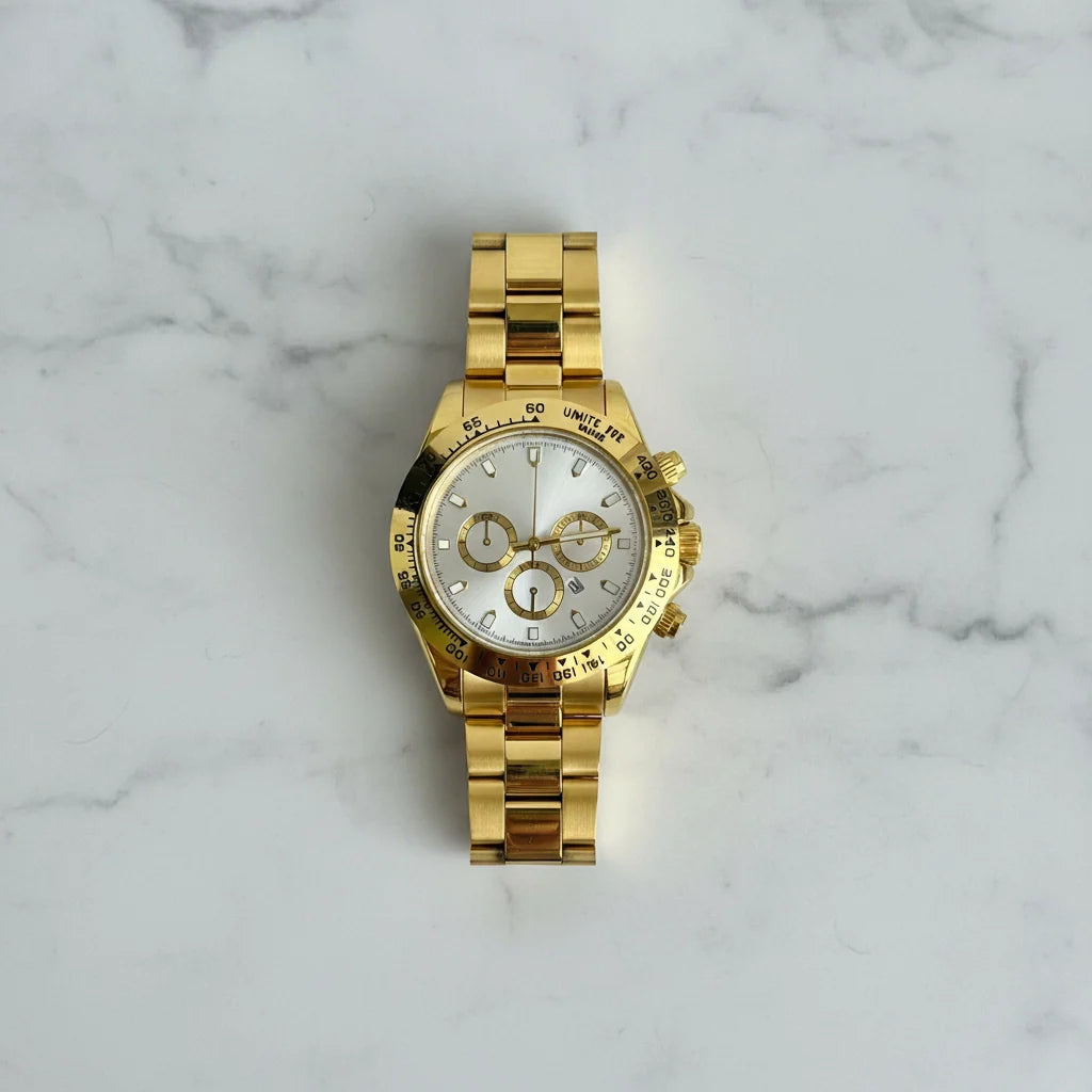 Gold Lüks Erkek Saat