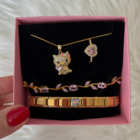 Gold Kitty Set