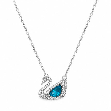 Dancing Swan Blue Kolye